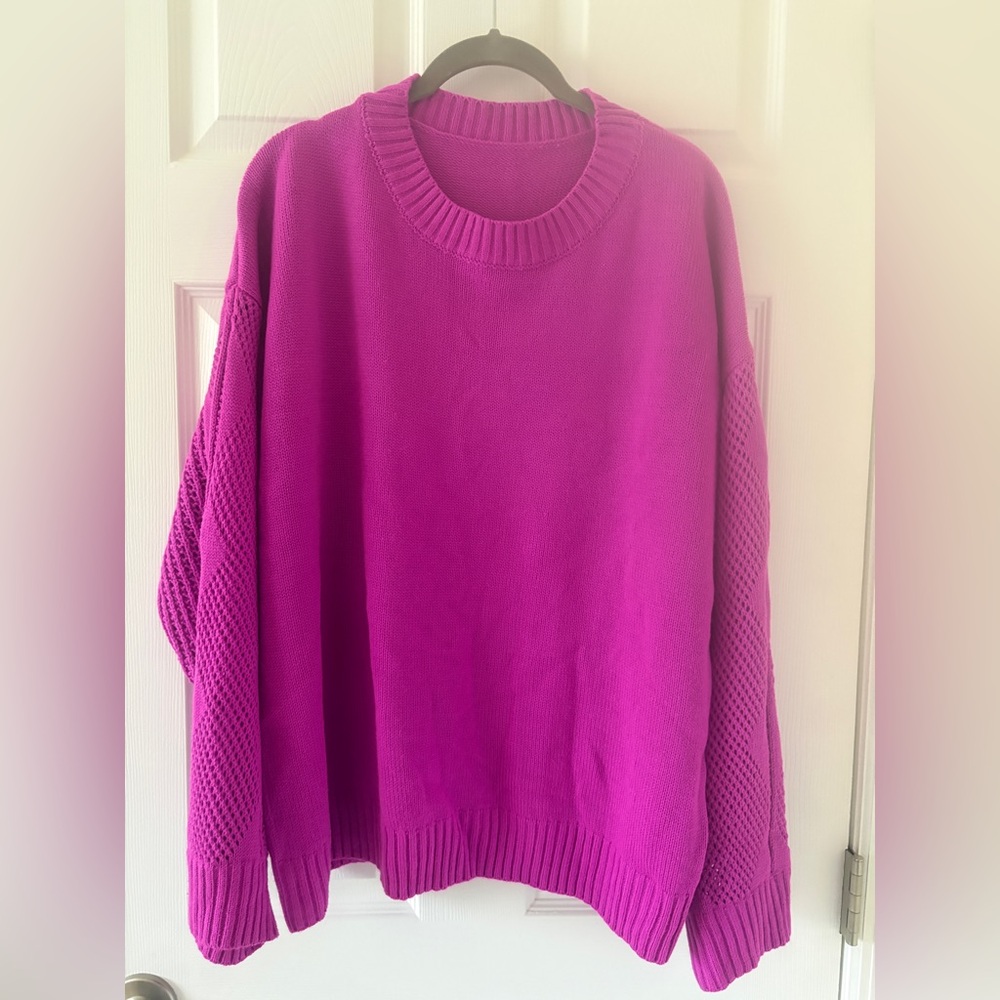 EUC, Fuscia Pullover women’s sweater